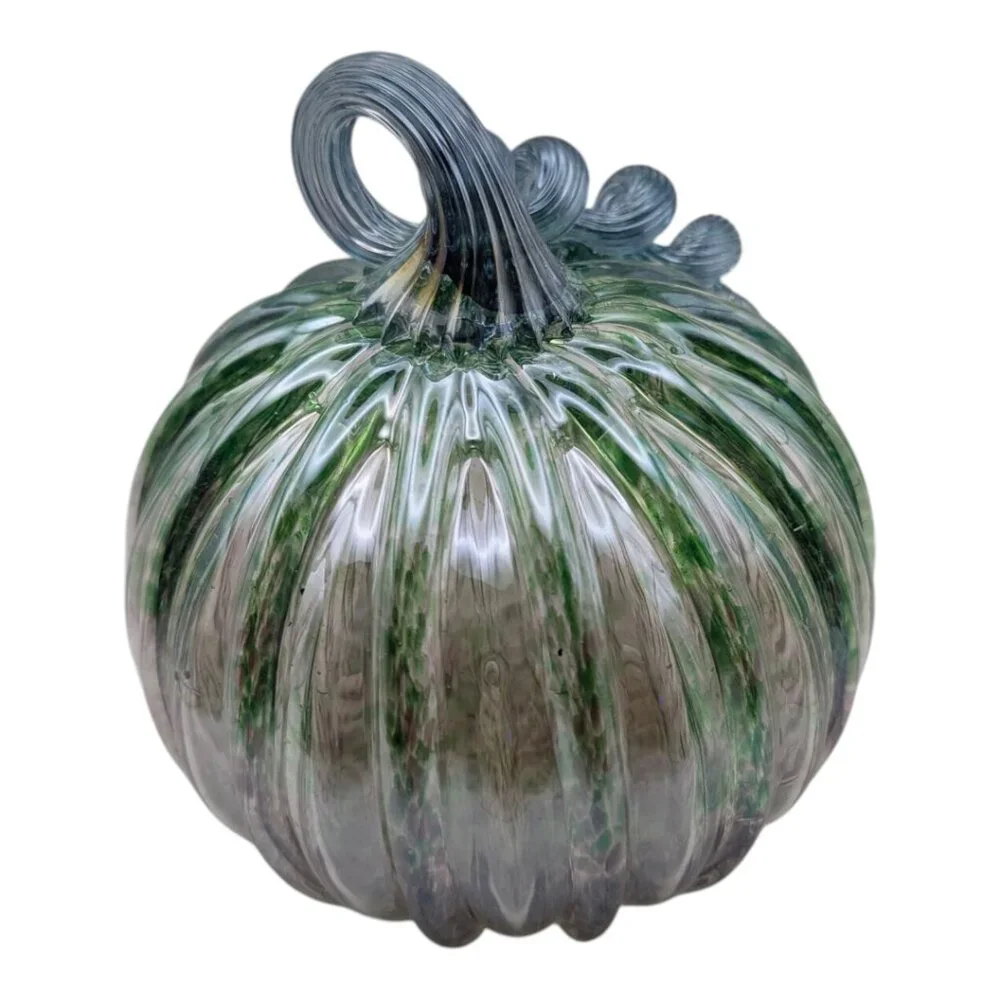 Handcrafted Glass Pumpkin - Picture 2 of 4